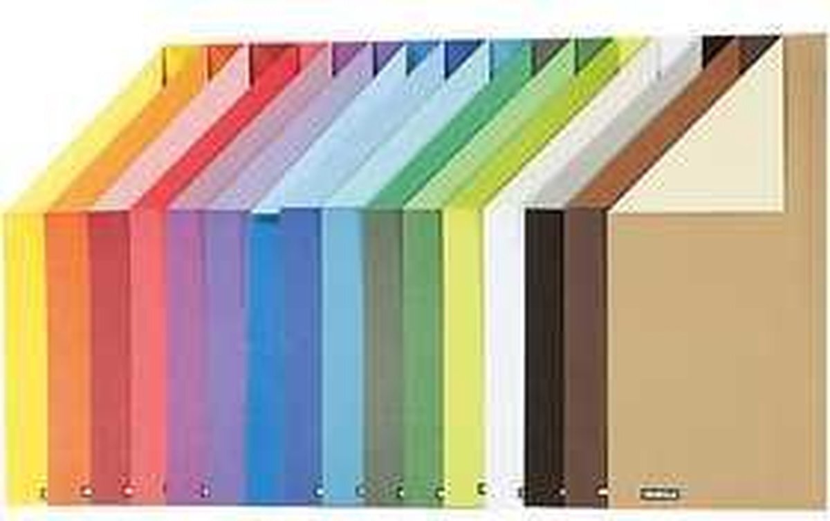Colortime Color Bar papier A4 210x297 mm 100 gr unikleurig 16div vellen