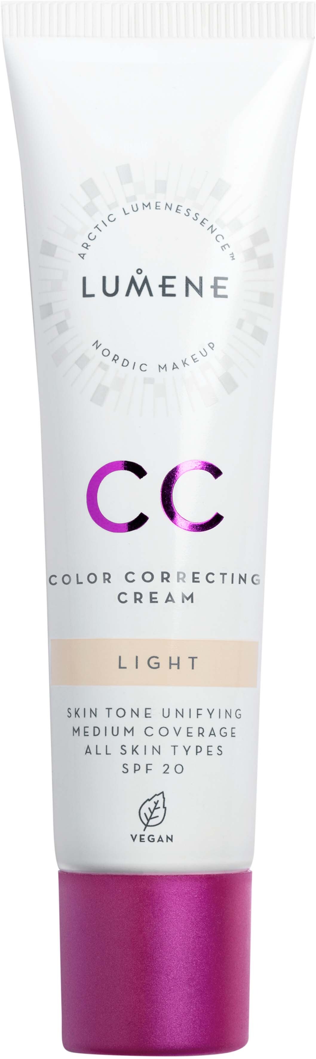 lumene CC Kleur Corrigerende Crème SPF20 Gezichtsstichting 7in1 Licht 30ml