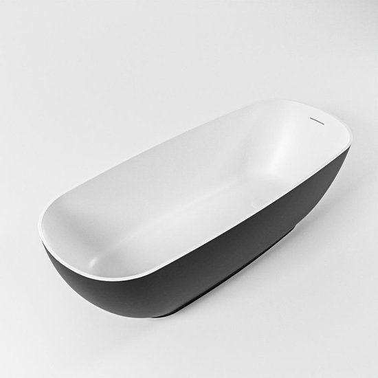 MONDIA ROCK Vrijstaand Bad 170x70cm - Urban - Solid Surface