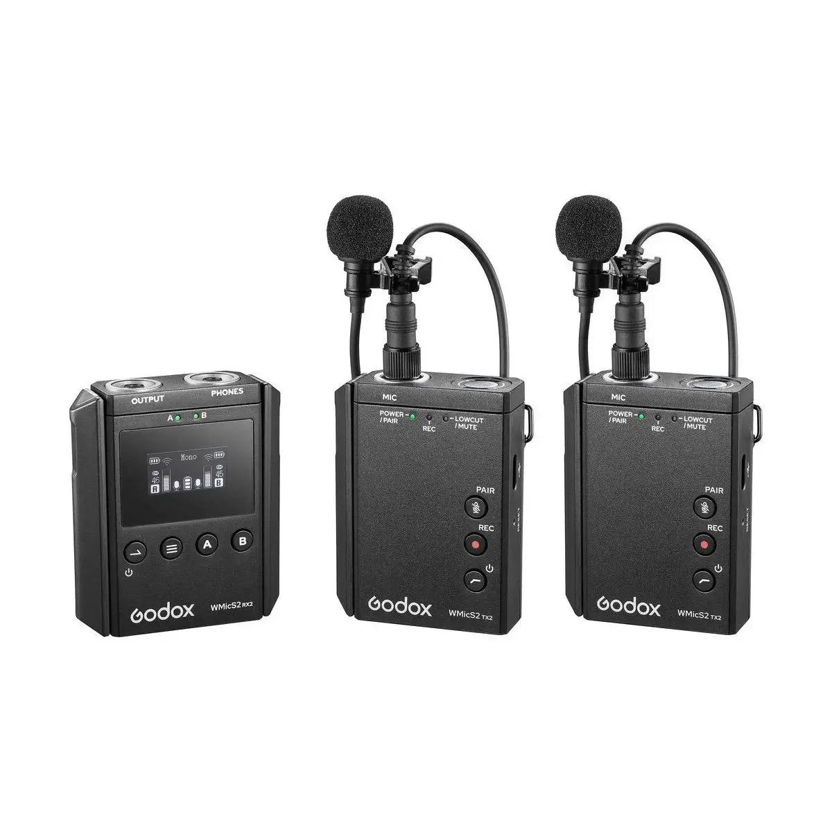 Godox WMicS2 Kit 2 Uhf Wireless Microphone System