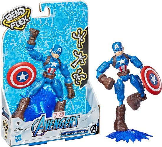 Marvel - Avengers - Captain America Classic - Bend and Flex