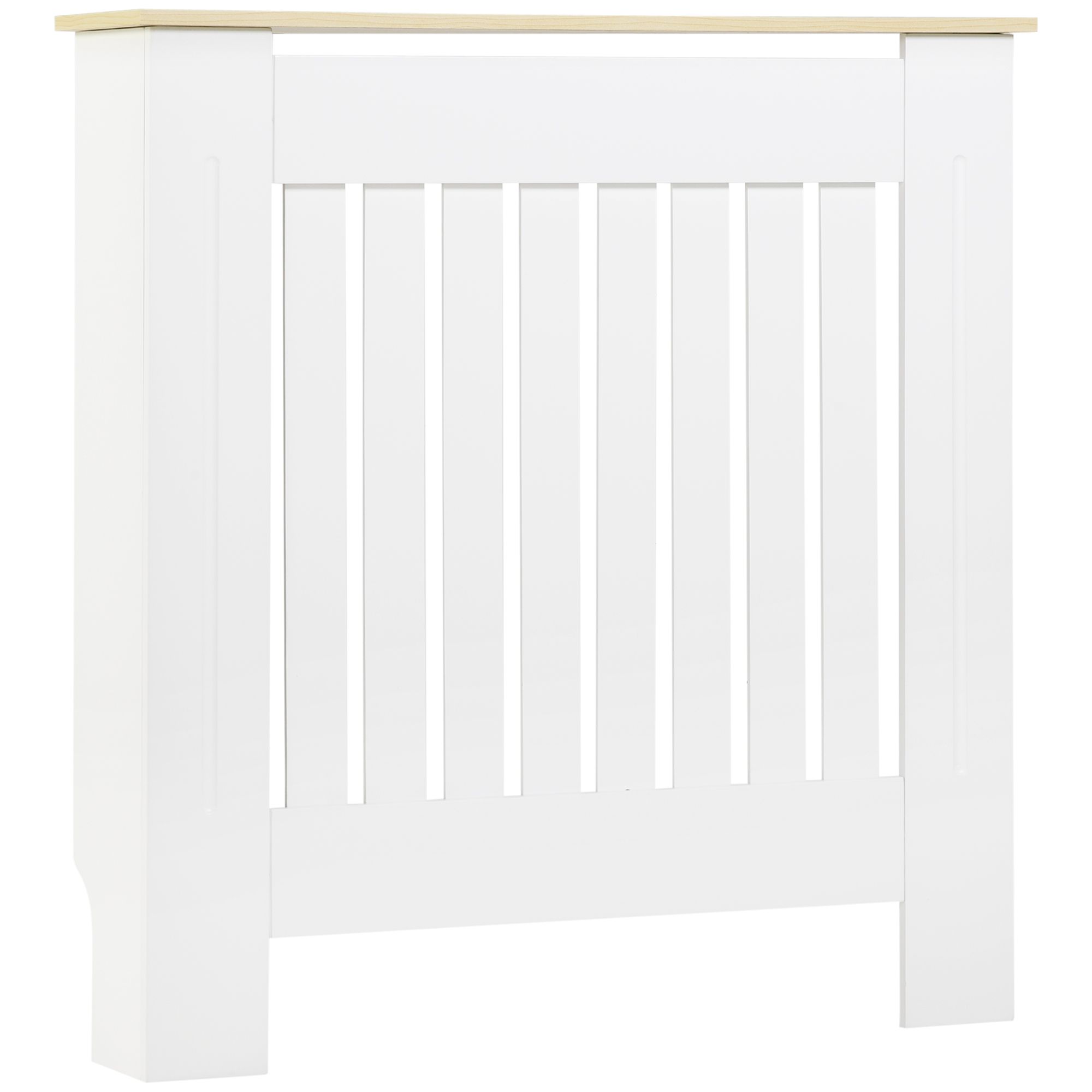 Homcom Radiatorafdekking 78X19X83Cm Modern met anti-kantelmechanisme Wit