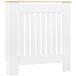 Homcom Radiatorafdekking 78X19X83Cm Moderne met anti-kantelmechanisme Blanc