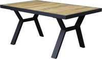 AVH-Collectie Lola dining tuintafel 138x80x64 cm aluminium antraciet