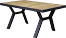 AVH-Collectie Lola dining tuintafel 138x80x64 cm aluminium antraciet