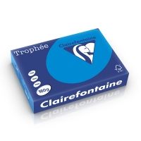 Clairefontaine Gekleurd Papier Caribbean Blauw 160 grams A4 (250 vel)
