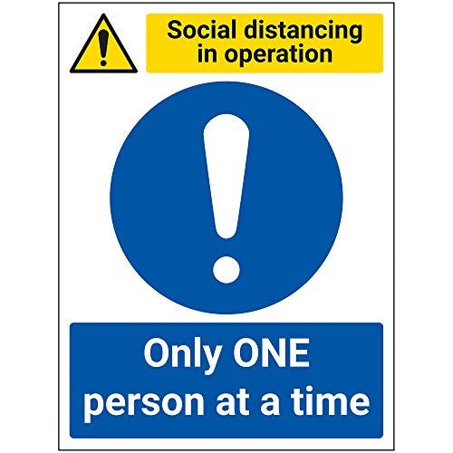 V Safety CV074BC-R Sign - In Operation - 300x400mm