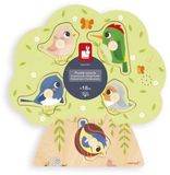 Janod Muziekpuzzel Vogels 5 Stukjes