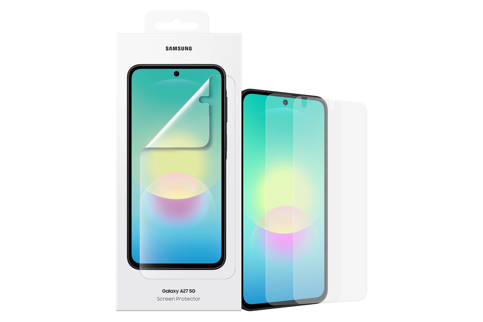 Samsung Screenprotector - geschikt voor Samsung Galaxy A27 - Transparant
