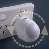 Dream baby Dreambaby Auto Sensor Draaibaar Nachtlampje - LED Nachtlampje met Lichtsensor - 360° Roterend en Energiezuinig voor Slaapkamer, Badkamer en Trap
