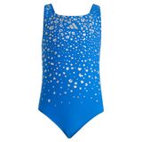 adidas Niñas GLITTER V-BACK SWIMSUIT, bright royal, 5-6 Years