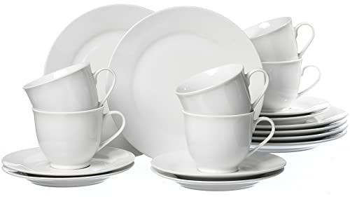 RITZENHOFF & BREKER Bianco Koffieservies - 18-delig - Porselein