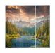Homemania Muurfoto, 3 stuks, natuur en landschappen per woonkamer, kinderkamer, meerkleurig, 69 x 3 x 50 cm, HM203PKNV-247, polyester, hout