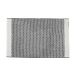 Mette Ditmer Grid 50x80 cm Tapis de bain textile noir et blanc