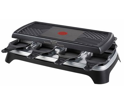 Tefal RE459812 Raclette - 8 Personen - 1350W - Zwart