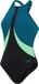 Speedo ECO+ Colourblock Highneck Crossback Badpak Vrouwen