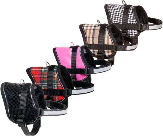 FLAMINGO Teeny weeny harness black 15 mm x 26-35 cm