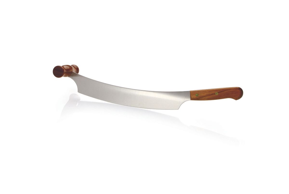 Boska Middel groot hollands kaasmes - 25 cm houten heft