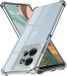 Techsuit Hoesje voor Motorola Moto G75 - Schokbestendige siliconen achterhoes - Transparant