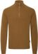 Casual Friday Trui met 1/2 rits Karl Toffee Melange Katoen Maat L