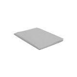 Italian Bed Linen Max Kleur Effen Kleur Decoratieve Doek, 100% Katoen, Lichtgrijs, Enkel