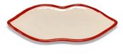 Serax Wouters & Hendrix Les Objets Mouleversants schaal L 25.5x12.5cm H1.5cm rood / wit
