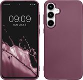 kwmobile telefoonhoesje geschikt voor Samsung Galaxy A55 5G - Back cover in metallic lila