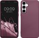 kwmobile telefoonhoesje geschikt voor Samsung Galaxy A55 5G - Back cover in metallic lila