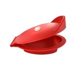 Fackelmann 682231 siliconen oesterwig, rood