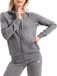 Nike Dames Sweater Met Capuchon W Nk Flc Park20 Fz Hoodie, Houtskool Heathr/Wit/Wit, CW6955-071, XL