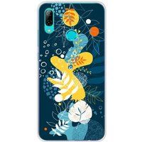 Huawei Honor 10 Lite Sea flowers bedrukt siliconen hoesje