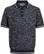 JACK&JONES JPRBLUZACK STRUCTURE KNIT POLO SS LN Heren Polo M Biologisch katoen Sky Captain