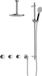 Hotbath Cobber X - CX7067 - Inbouw Regendoucheset - Chroom