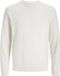 JACK & JONES JJREBEL JREBCALLUM KNIT CREW NECK NOOS Heren Gebreide truien S Cloud Dancer
