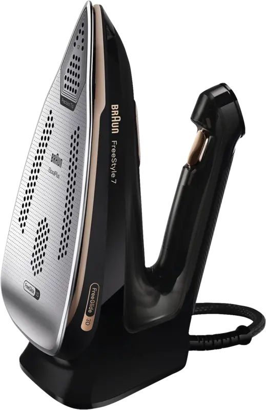 Braun Fi7276bk Freestyle 7 Stoomstrijkijzer Zwart / Brons