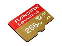 SANDISK MicroSDXC Extreme Plus UHS-I 256 GB