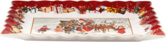 Villeroy & Boch Toy's Fantasy Serveerschaal - 35 x 23 cm - Rood - Porselein