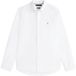 Tommy Hilfiger Heren CORE Flex POPLIN Solid RF Shirt MW0MW39988 L/S Shirt, wit, 3XL, Wit (wit), 3XL grote maten