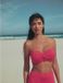 Next - Dames - Gedraaide bandeau-bikintop met vulling en beugel - Roze