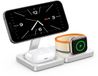 DrPhone ChargePro2 – Support de recharge sans fil pliable 3-en-1 – MagSafe – Blanc