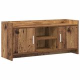 vidaXL TV-kast 102 x 33 x 47 cm Oud hout Bewerkt hout