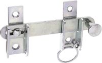 Alberts 845445 slaggrendel | met vastzet-voorziening | galvanisch verzinkt, gechromateerd | afmetingen 120 x 65 mm | Set van 20