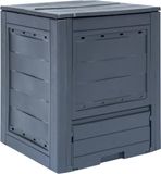 vidaXL Compostbak 260 L 60x60x73cm Grijs