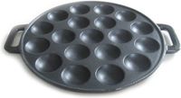 Inno Cuisinno Gietijzeren Poffertjesplaat - Ø 24 cm - Zwart