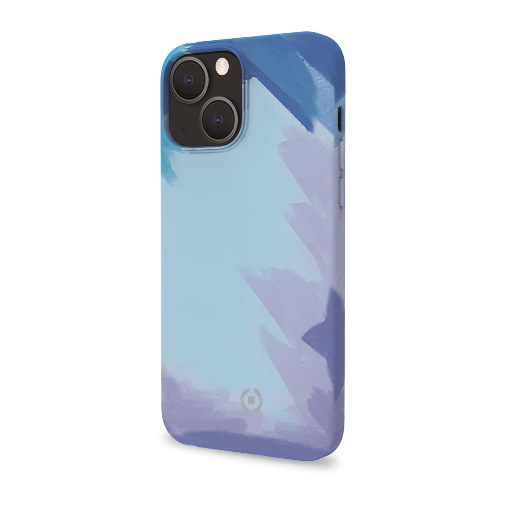 Celly WATERCOLOR iPhone 13 - Blauw
