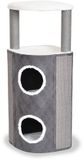 Duvoplus Krabpaal Kat Krabton Bert L 42x42x110cm Grijs/wit