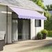 Maison Exclusive - Parasol, rayé bleu et blanc, 300 cm