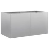 vidaXL Plantenbak Gegalvaniseerd staal 80x40x40 cm