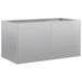 vidaXL Plantenbak Gegalvaniseerd staal 80x40x40 cm