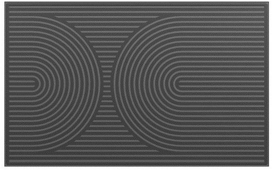 MD-Entree Deurmat Curves Archy Antraciet 50 x 80 cm